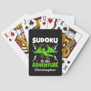 Sudoku ist ein Adventure Puzzle Lover Spielkarten