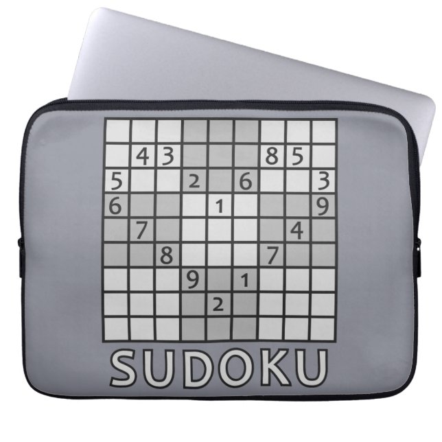 SUDOKU Laptop-Ärmel Laptopschutzhülle (Vorderseite)
