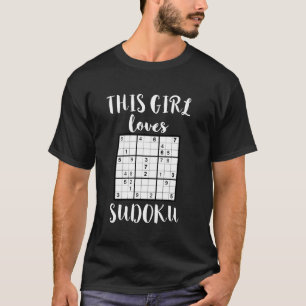 Sudoku Mädchen Liebhaber Puzzle Lösen Sudoku Liebh T-Shirt