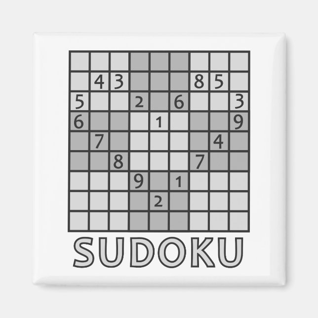 SUDOKU-Magnet Magnet (Vorne)