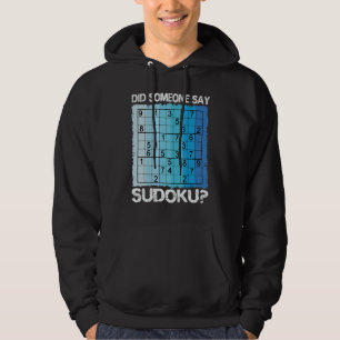 Sudoku Nummer Spiel Puzzle Logic Player Nine Grids Hoodie