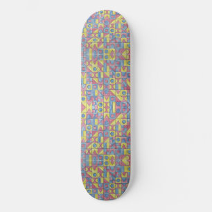 Sudoku One - Moderne Minimalistische Bauhaus-Geome Skateboard