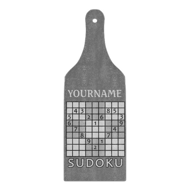 SUDOKU planche à découper personnalisée (Devant)
