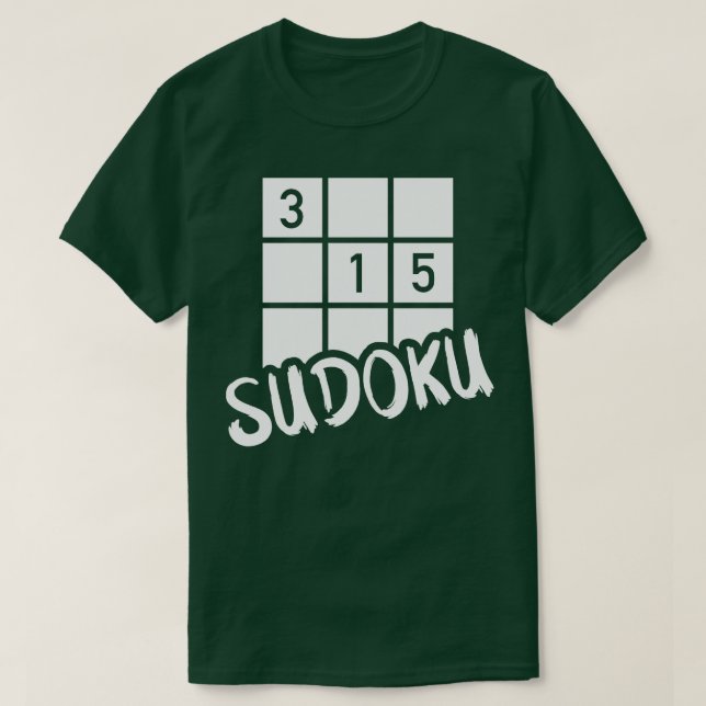 Sudoku-Puzzle 2 T-Shirt (Design vorne)
