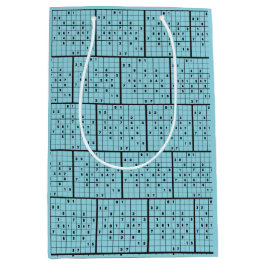 Sudoku Puzzle Design Mittlere Geschenktüte