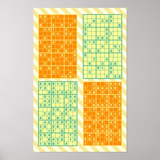 Sudoku-Rätsel Poster (Vorne)