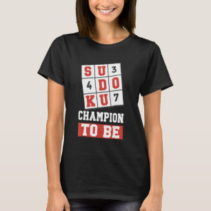 Sudoku-Rätsel Sudoku Sudoku-Lösung Sodoku-Gitter T-Shirt