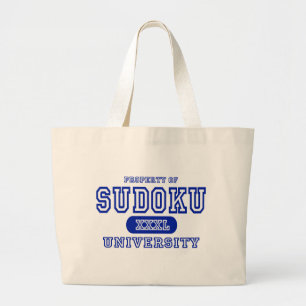 Sudoku Universität Jumbo Stoffbeutel