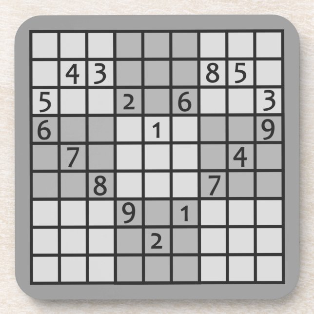 SUDOKU Untersetzer (Vorderseite)