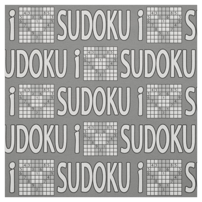 SUDOKU-Zollgewebe Stoff (Muster)