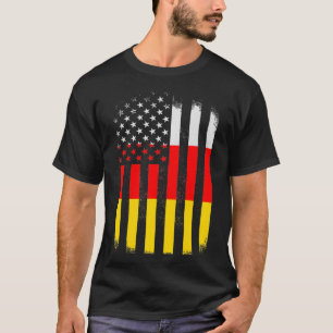 Südossetien und Amerika Fahne ossetianischer Ameri T-Shirt