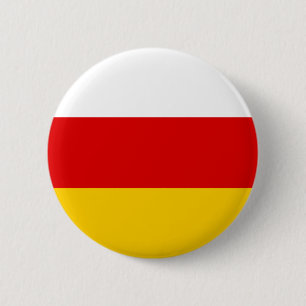 Südossetische Flagge Button
