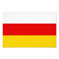 Südossetische Flagge