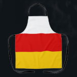 Südossetische Flagge Schürze<br><div class="desc">Patriotische Flagge Südossetiens.</div>