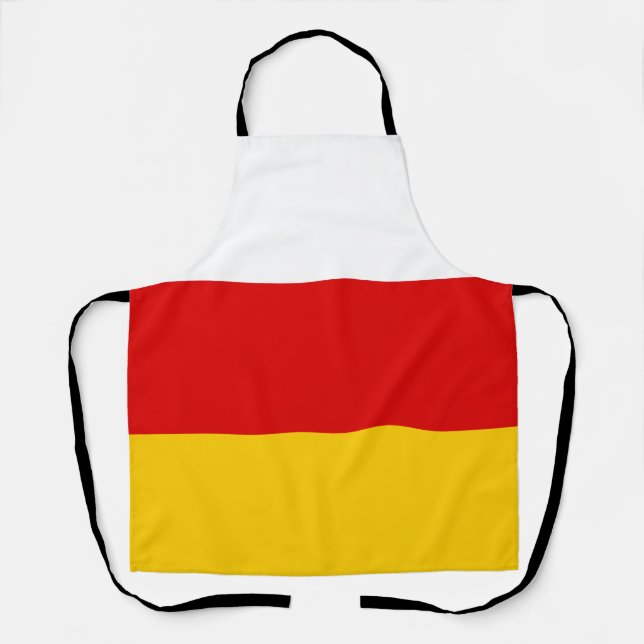 Südossetische Flagge Schürze (Vorderseite)