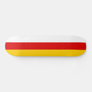 Südossetische Flagge Skateboard