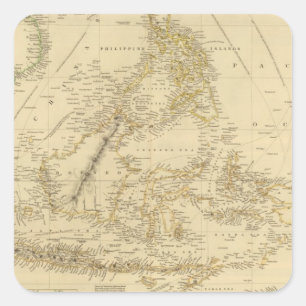 SüdostAsiaIndonesia Quadratischer Aufkleber