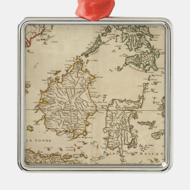 Südostasien 3 ornament aus metall (Vorne)