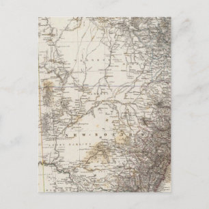 Südostasien-Karte Postkarte