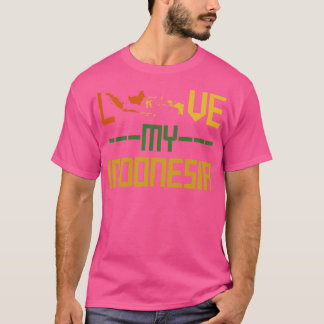 Südostasien Lover Geschenk Jakarta Indonesien T-Shirt