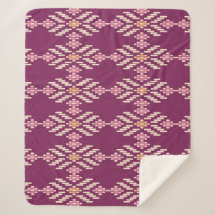 Südostasien: Retro Aborigine-Muster Sherpadecke