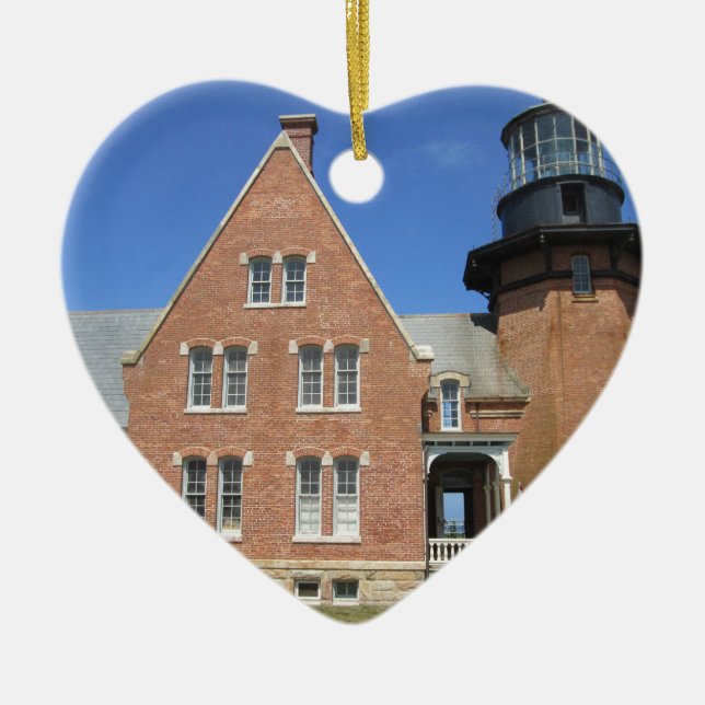 Südostleuchtturm-Gebäude-Block-Insel Keramikornament (Vorne)