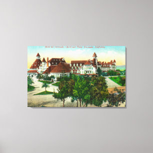 Südöstliche Ansicht des Hotel del Coronado Leinwanddruck