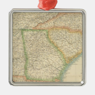 Südöstliche Staaten Vereinigter Staaten Silbernes Ornament