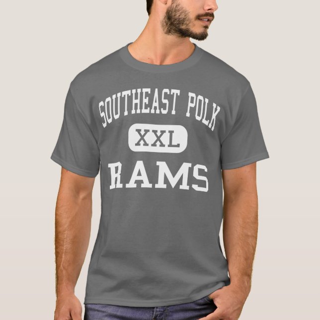 Südostpolk - RAMs - hoch - Runnells Iowa T-Shirt (Vorderseite)