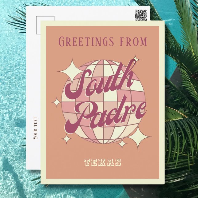 Südpadre Insel texas Retro Vintag Postkarte (Von Creator hochgeladen)