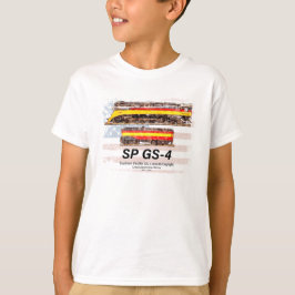 Südpazifik GS-4 Daylight Locomotive Profil T-Shirt