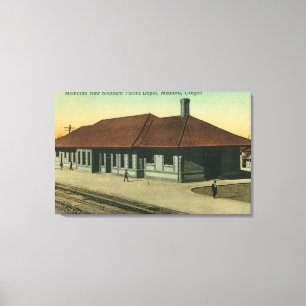 Südpazifikbahnhof in Medford, OR Leinwanddruck