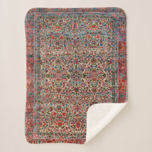 Südpersisch Roter Rosa Blau Sherpadecke