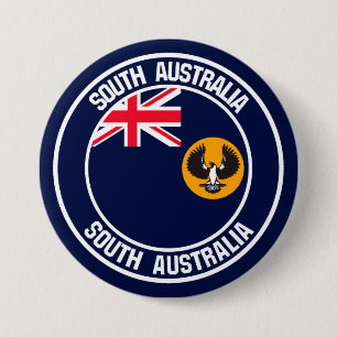 Südrundes Emblem australiens Button