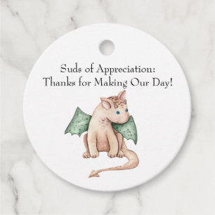 Suds of Appreciation: Danke, dass Sie unseren Tag  Geschenkanhänger