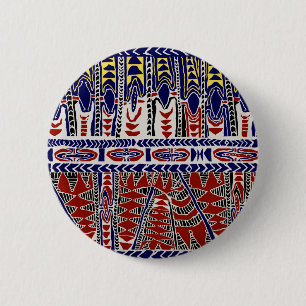 Südsee-Samoa-Batik Button