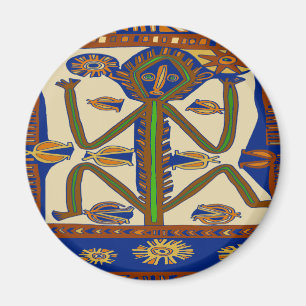Südsee-Samoa-Mann Magnet