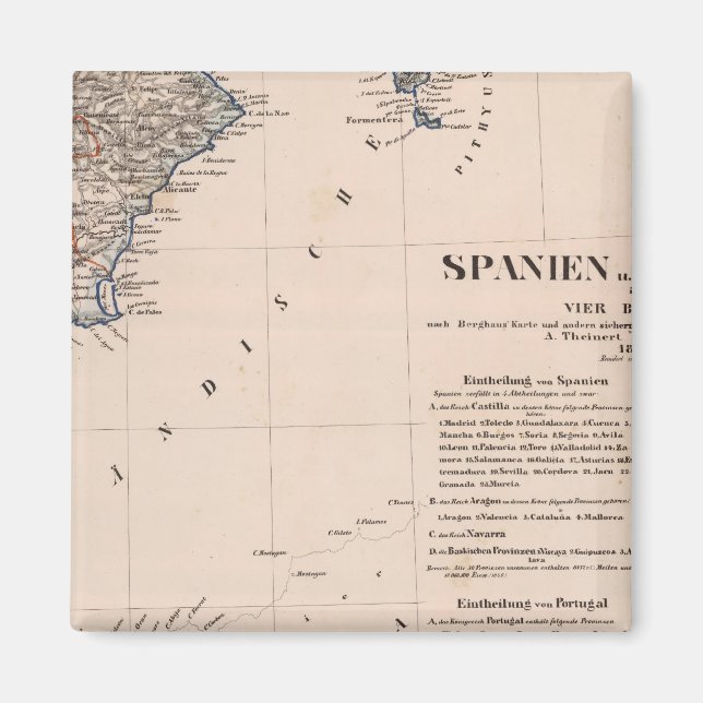 Südspanien Magnet (Vorne)