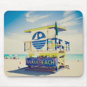Südstrand des Leibwächter-Turm- , Miami, Florida Mousepad