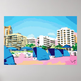 SÜDSTRAND, MIAMI, FLORIDA POSTER