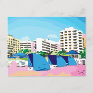 SÜDSTRAND, MIAMI, FLORIDA POSTKARTE