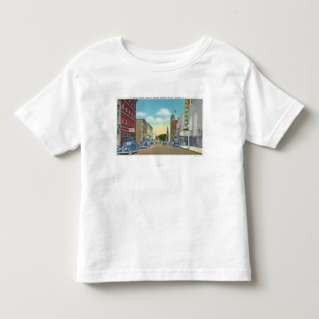 Südstraßen-Ansicht von Genesee Straße Kleinkind T-shirt (Vorderseite)