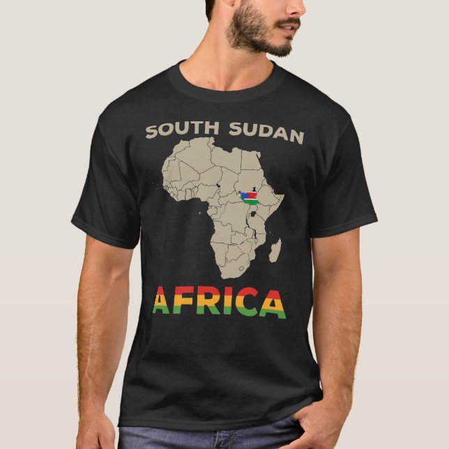 Südsudan-Afrika T-Shirt (Vorderseite)
