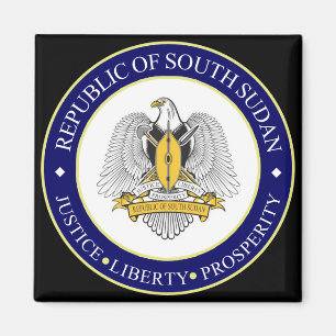 Südsudan-Emblem Magnet