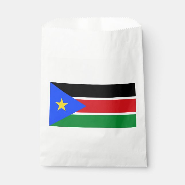 Südsudan-Flagge Geschenktütchen (Vorderseite)