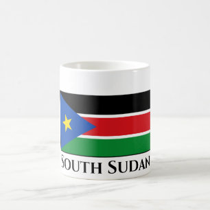 Südsudan-Flagge Kaffeetasse