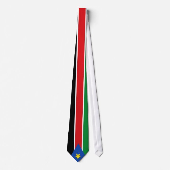 Südsudan-Flagge Krawatte (Vorderseite)