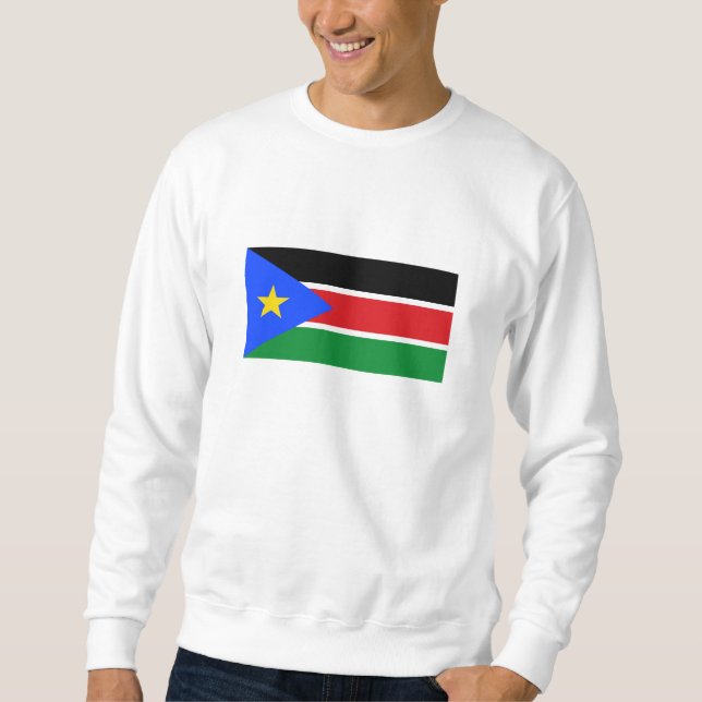 Südsudan-Flagge Sweatshirt (Vorderseite)