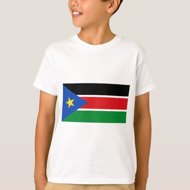 Südsudan-Flagge T-Shirt (Vorderseite)
