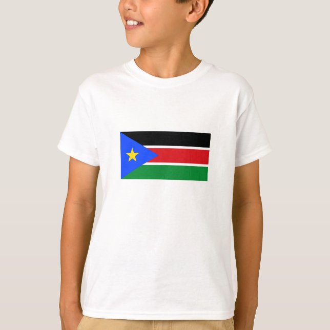 Südsudan-Flagge T-Shirt (Vorderseite)